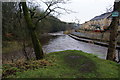 The confluence of Pendle Water and Colne Water