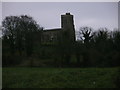 Ellesborough Church from a field below it