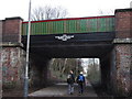 The railbridge on Church Street, Sutton