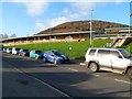 Southern side of Deri View Primary School, Abergavenny