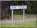 TM2345 : Saint Isidores sign by Geographer
