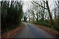 Heading towards a junction in Crateford Lane