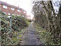 Footpath behind Cheetham Fold Road