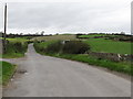 View northwestwards along the southern most section of Bonecastle Road