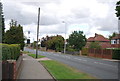 Looking north, Henley Rd