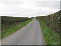 View west along the Erinagh Road