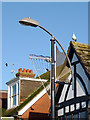 Modern street light in Crawley, West Sussex