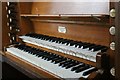 TF2157 : Organ console, Holy Trinity Church, Tattershall by J.Hannan-Briggs