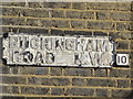 Sign for Buckingham Road, NW10