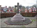 SJ6369 : Cross, St Mary's Drive, Vale Royal  by Stephen Craven