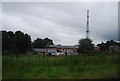 Telecommunications mast by the A66