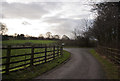 Newlands to the right, Rothwell Farm to the left