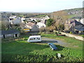 View south-westwards from Kidwelly Castle