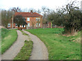 The lane to Burstall Hall