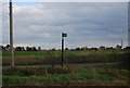 TQ8276 : Footpath sign, Cuckold's Green Rd by N Chadwick