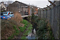 A footbridge over Coney Gut near Newport Road