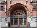 Detail of former UMIST building, Sackville Street, Manchester (2)