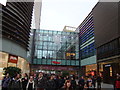 View of the Westfield exit to Stratford International station