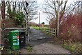 A footpath over Coney Gut near Rose Lane