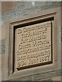 Lerwick: Town Hall clock plaque