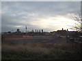 View of Canary Wharf from the Greenway #2