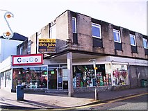 ST1586 : Co.Co old building taken in Nov 2001 Corner of Clive Street Caerphilly by Eddie Reed