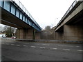 Between two bridges, Western Avenue, Cardiff