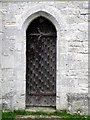 SY5889 : Priest's door, The Church of St Michael and All Angels by Maigheach-gheal