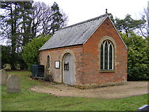 TM2374 : The Chapel at Stradbroke Cemetery by Geographer