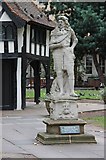 TQ2981 : Statue, Soho Square - Charles II by John Salmon