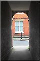 View into Church Street, Dorking, from Archway Place