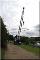 Boat hoist, Bow Bridge Marina