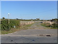 Footpath leaves the road