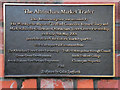 The Altrincham Market Trader - Plaque