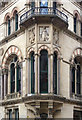 Detail of former Reform Club, King Street, Manchester