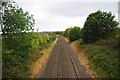 Wolverhampton to Shrewsbury railway line near Donington