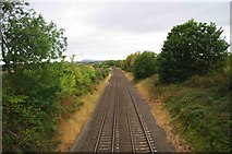 SJ8005 : Wolverhampton to Shrewsbury railway line near Donington by P L Chadwick