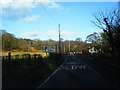 Flintshire boundary sign on the A541