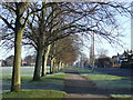 Cycle path beside Stonegate Road