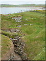 HY2318 : Skara Brae: earthworks by Chris Downer