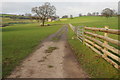 Road to a converted barn