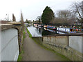 TQ1379 : Grand Union Canal at Maypole Dock bridge by Alan Murray-Rust