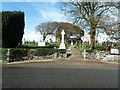 NX8654 : Colvend War Memorial and the entrance to the churchyard by Ann Cook