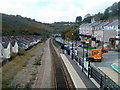 A view west from a railway footbridge, Llanhilleth