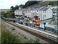 Western end of Llanhilleth railway station