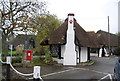 Small thatched building, Chestfield Golf Club