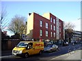 New offices and shops, Acton Lane