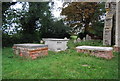 Graves in St Mary