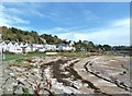 NX8453 : Beach and houses at Rockcliffe by Ann Cook