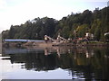 Sand Mine yard from the new pontoon